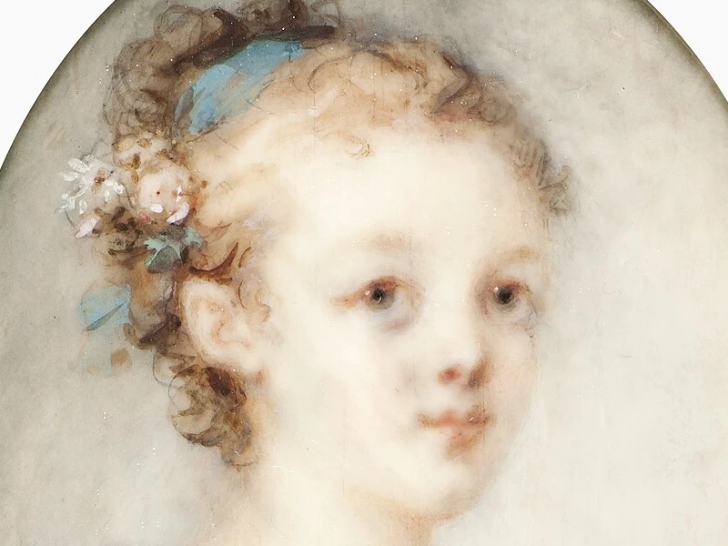 1745-Marie Anne Fragonard - Ritratto di ragazza